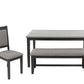 Gray 6 PC dining set