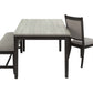 Gray 6 PC dining set