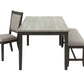 Gray 6 PC dining set