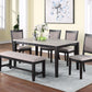 Gray 6 PC dining set