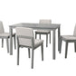 Gray Dining Set 5pc