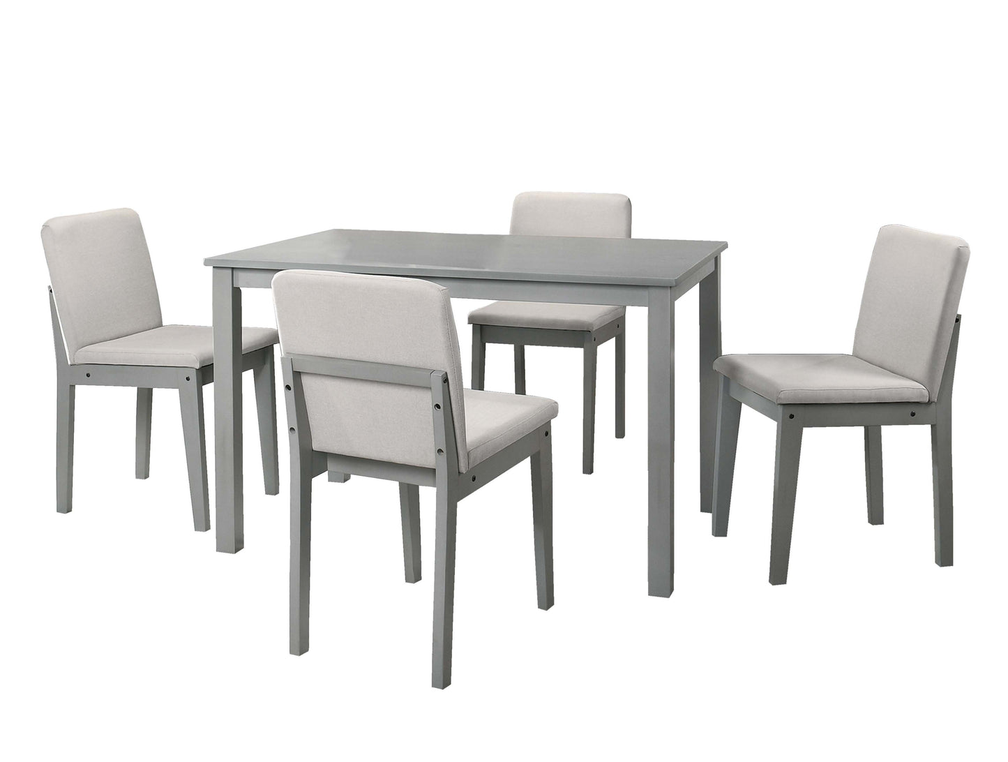 Gray Dining Set 5pc