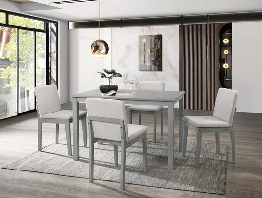 Gray Dining Set 5pc