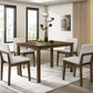 Dark Walnut Dining Set 5pc