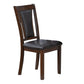 Walnut/Black 6 PC dining set