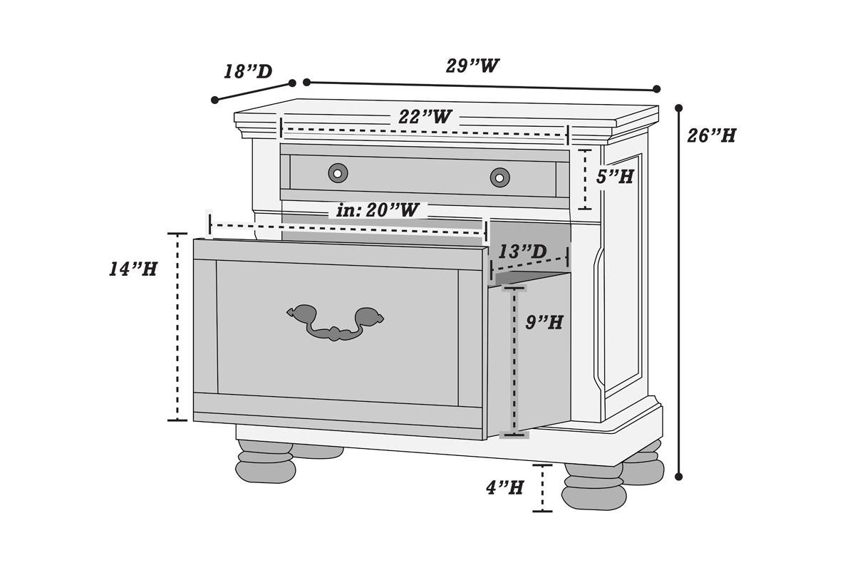 Cherry Bedframe, Dresser, Chest, Nightstand options