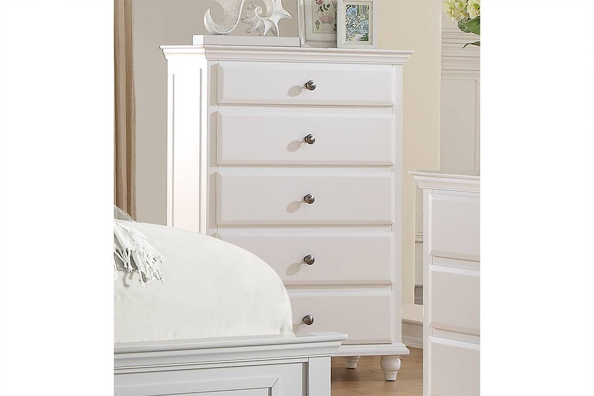White Bedframe, Dresser, Chest, Nightstand options