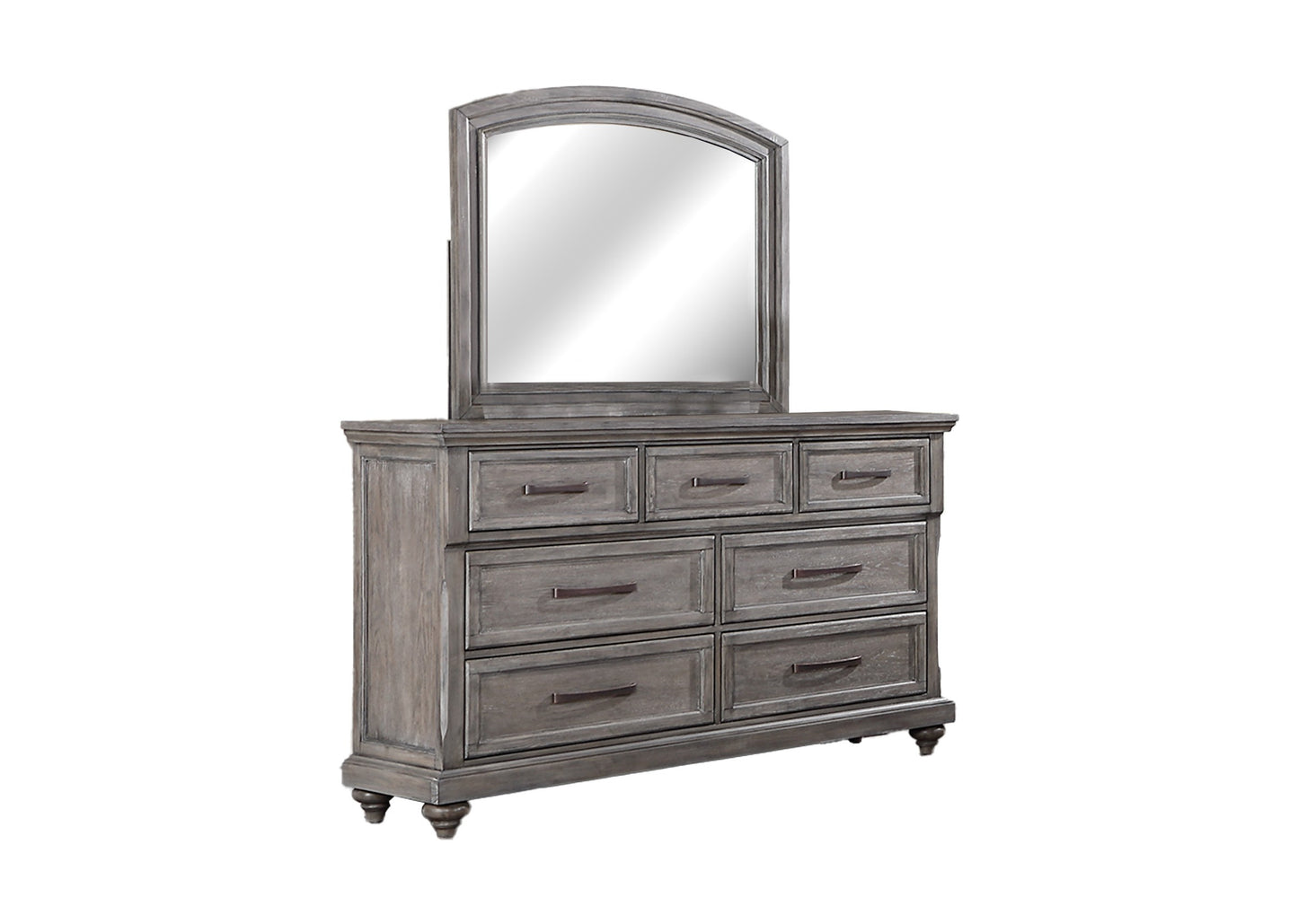 Gray Bedframe, Dresser, Chest, Nightstand options