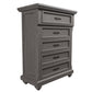 Gray Bedframe, Dresser, Chest, Nightstand options