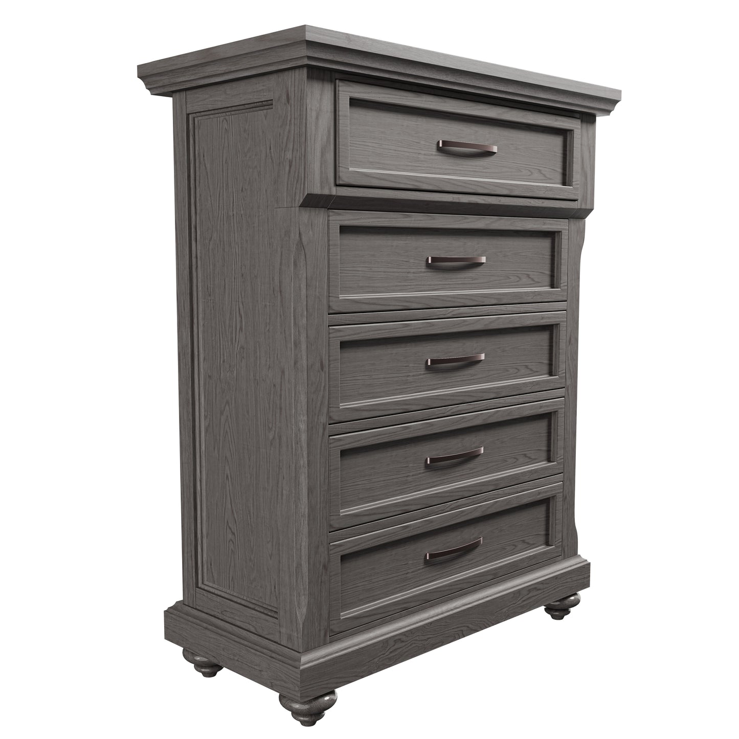 Gray Bedframe, Dresser, Chest, Nightstand options