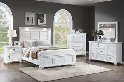 White Bedframe, Dresser, Chest, Nightstand options