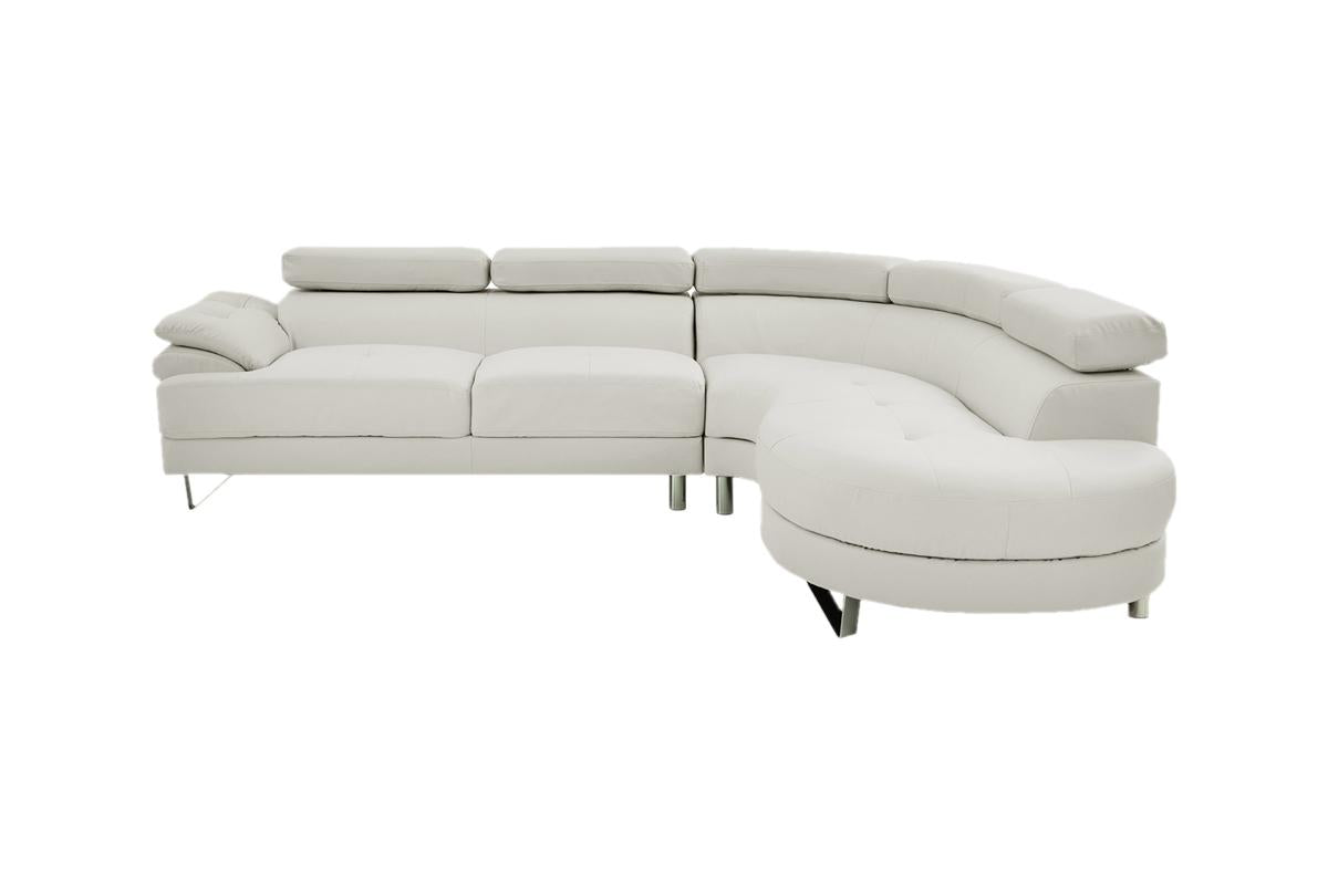 Luxury Faux Leather Sectional