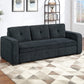 Chenille Covertible Sofa