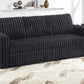 Fur-Like Jumbo Corduroy Covertible Sofa