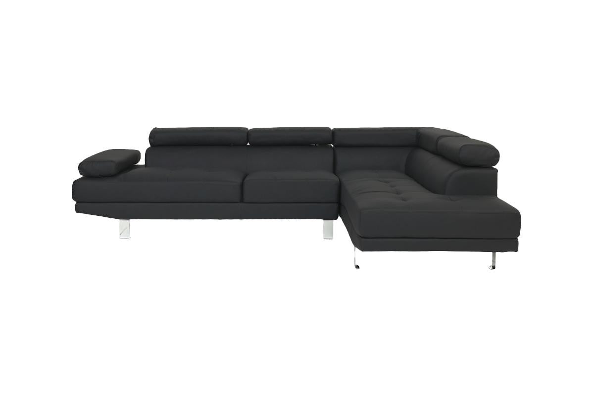 Faux Leather Sectional