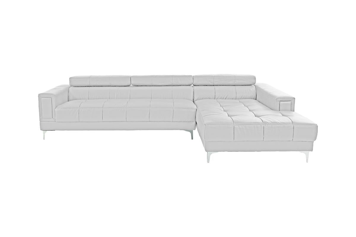 Modern Faux Leather Sectional