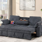 Chenille Covertible Sectional