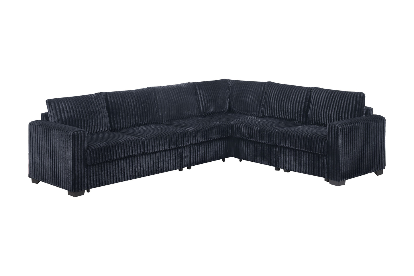 L Shape Corduroy Sectional