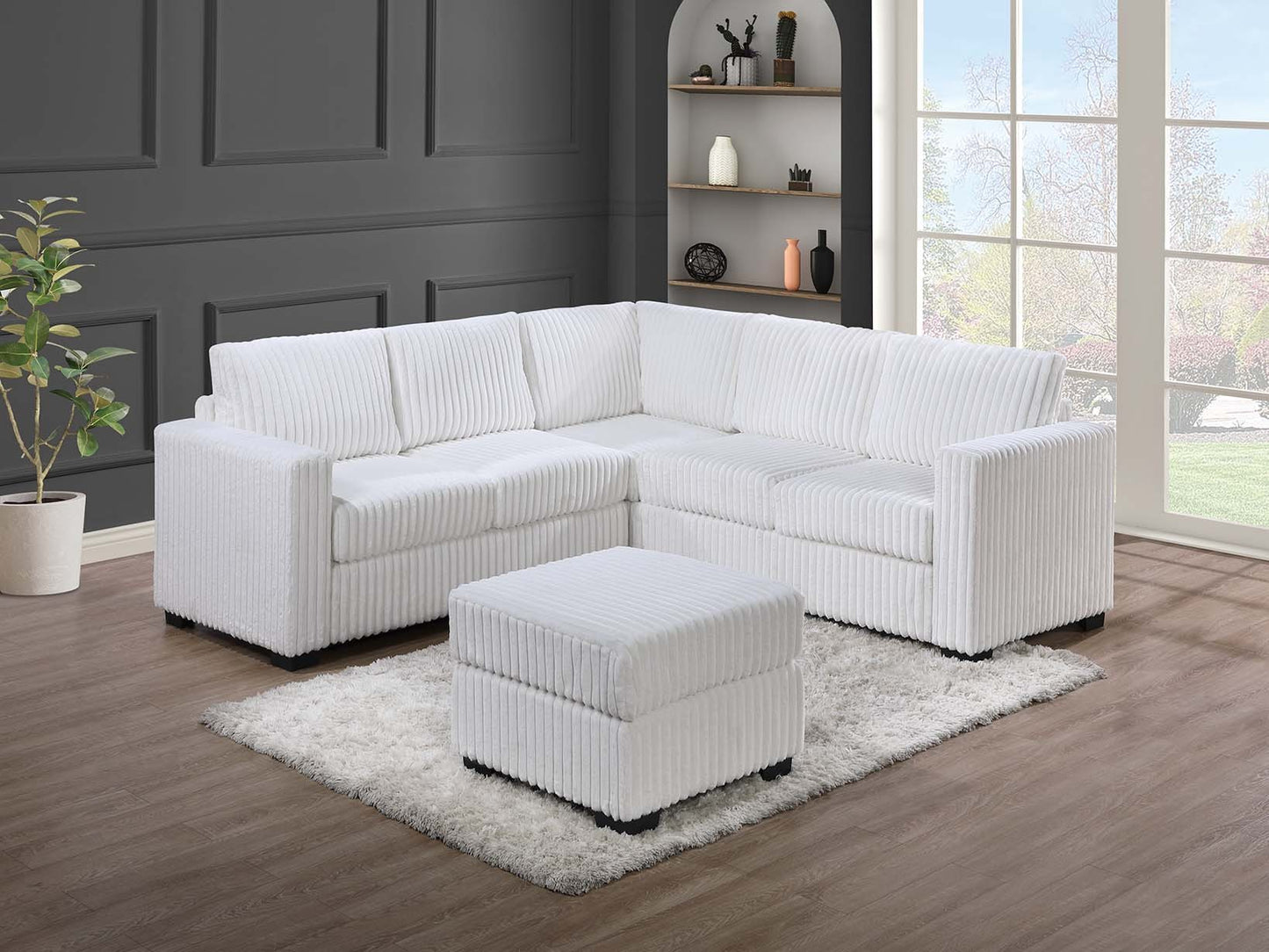 Corduroy Sectional