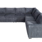 L Shape Corduroy Sectional