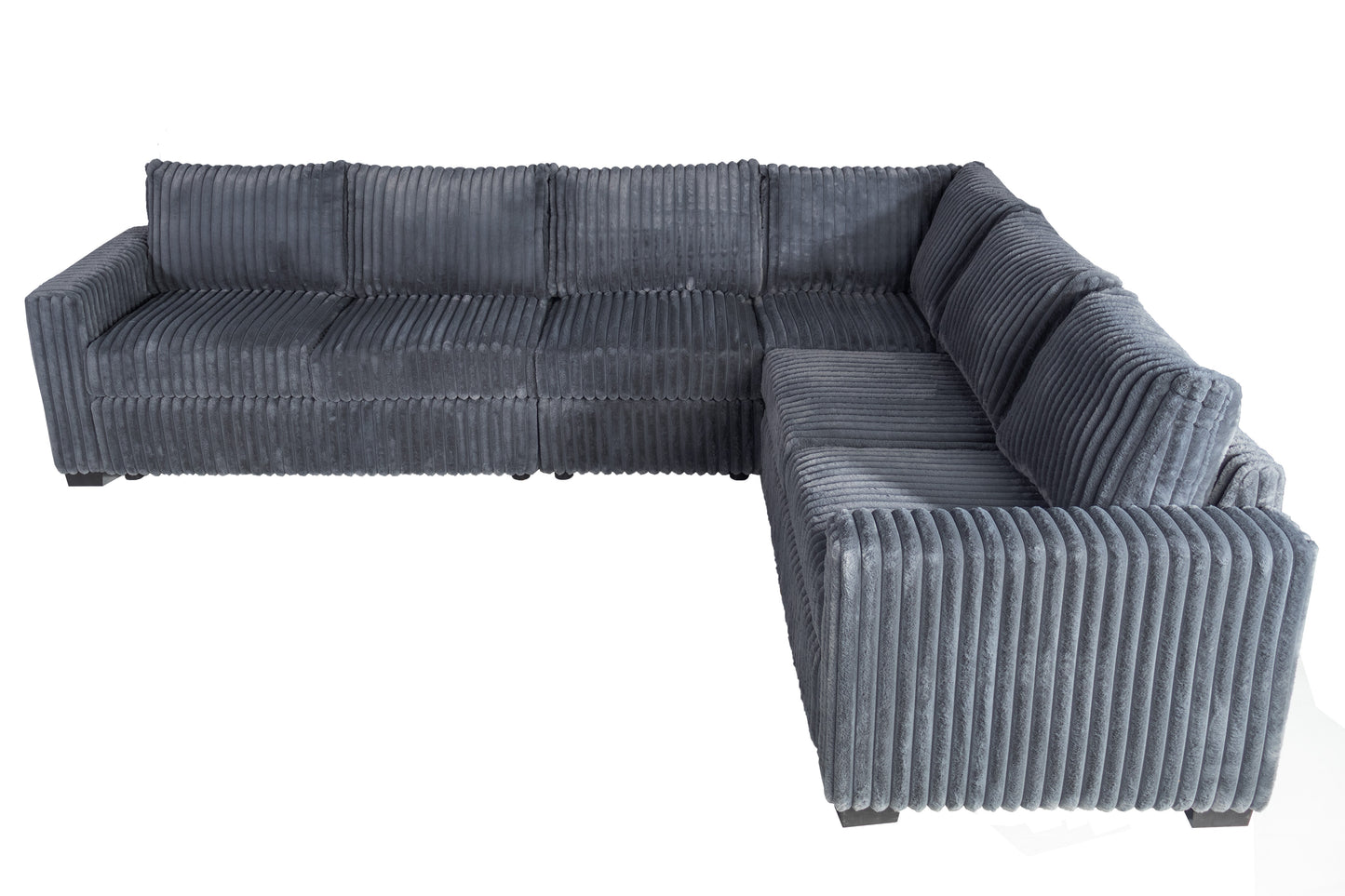 L Shape Corduroy Sectional