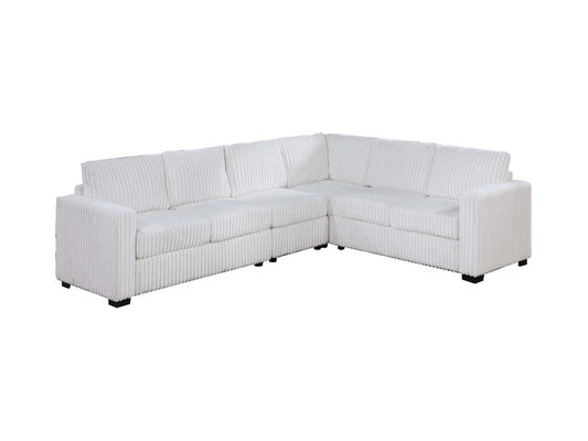 L Shape Corduroy Sectional