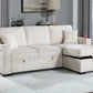 Corduroy Covertible Sectional