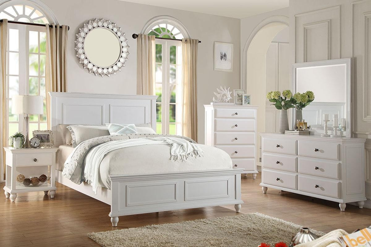 White Bedframe, Dresser, Chest, Nightstand options