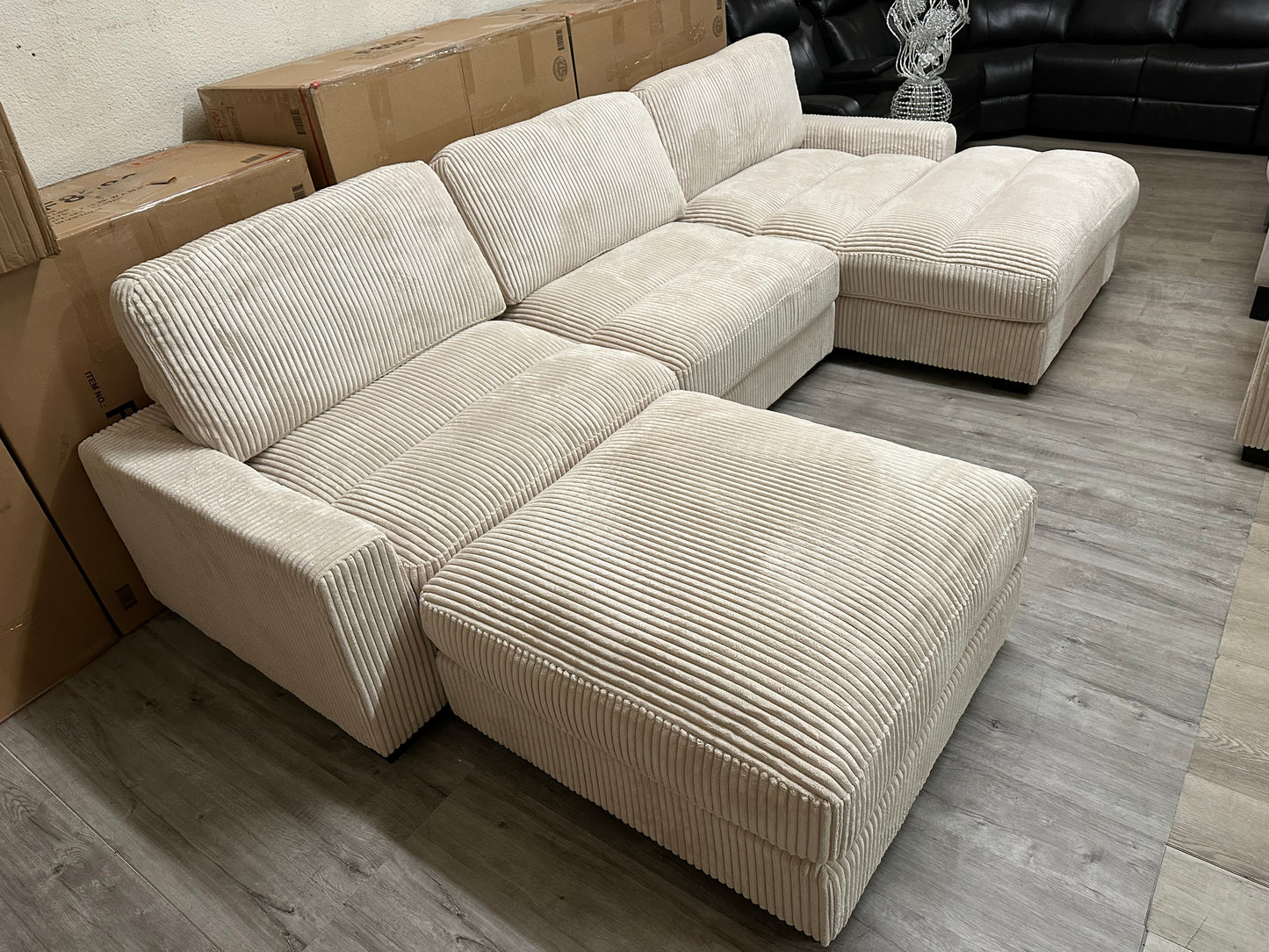 Beige sectional 2 colors available