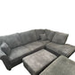 Sectional with storage ottoman