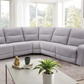 Gray Tyrone Powered Sectional