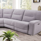 Gray Tyrone Powered Sectional