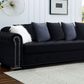 Modern Velvet Tufted Sectional