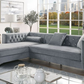 Chic Tufted Modern Sectional