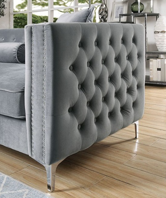 Chic Tufted Modern Sectional