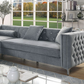 Chic Tufted Modern Sectional