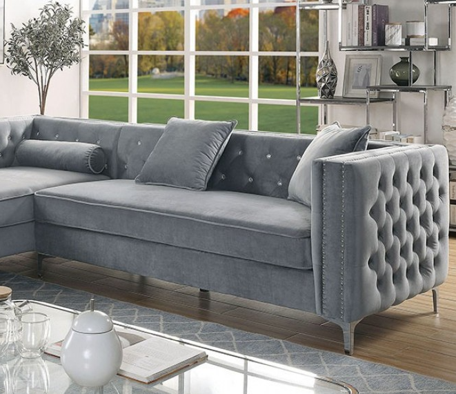 Chic Tufted Modern Sectional