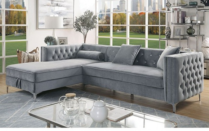 Chic Tufted Modern Sectional