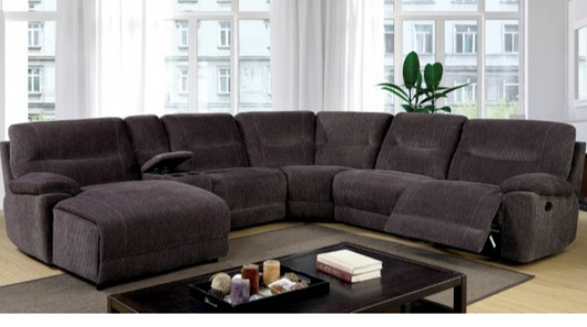 Gray Chenille Sectional