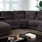 Gray Chenille Sectional