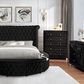 Velvet Gray Glam Bedframe