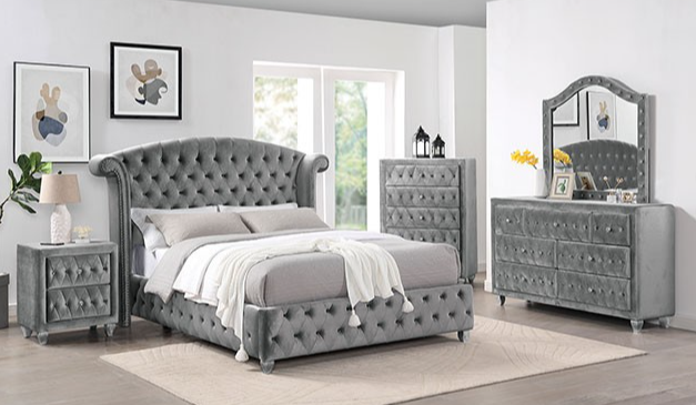 Glam Velvet Tufted Bedframe