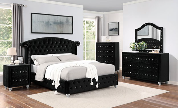 Glam Velvet Tufted Bedframe