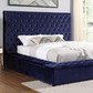 Velvet Tufted Modern Bedframe with Storage