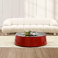 Modern White Chenille Sofa Loveseat Chair