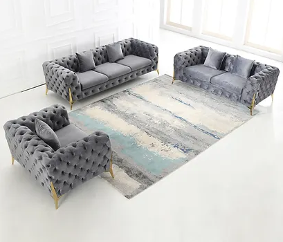 Modern Velvet Sofa Loveseat Chair