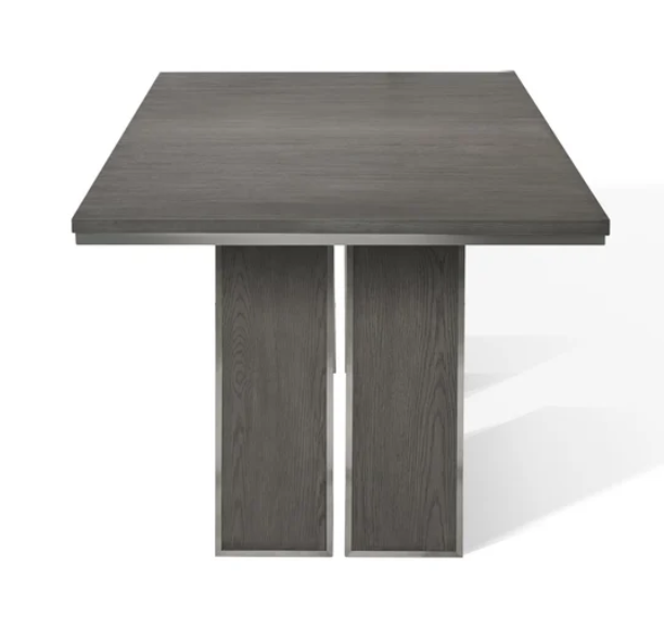 Gray Table with 6 Chairs