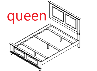 White Bedframe, Dresser, Chest, Nightstand options