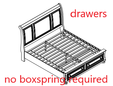 Cherry Bedframe, Dresser, Chest, Nightstand options