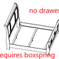 Cherry Bedframe, Dresser, Chest, Nightstand options